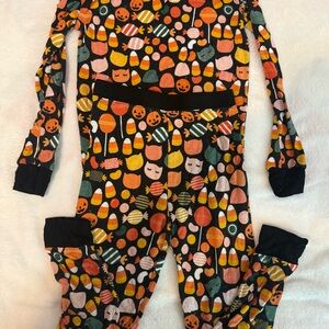 Little sleepies Colorful Halloween Candy Pajama Set